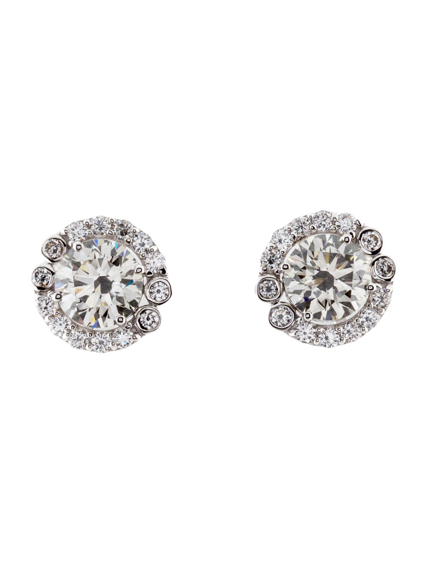 Earrings 14K 3.50ctw Lab-Grown Diamond Stud