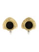 Earrings 18K Pearl & Coin Earclip Earrings