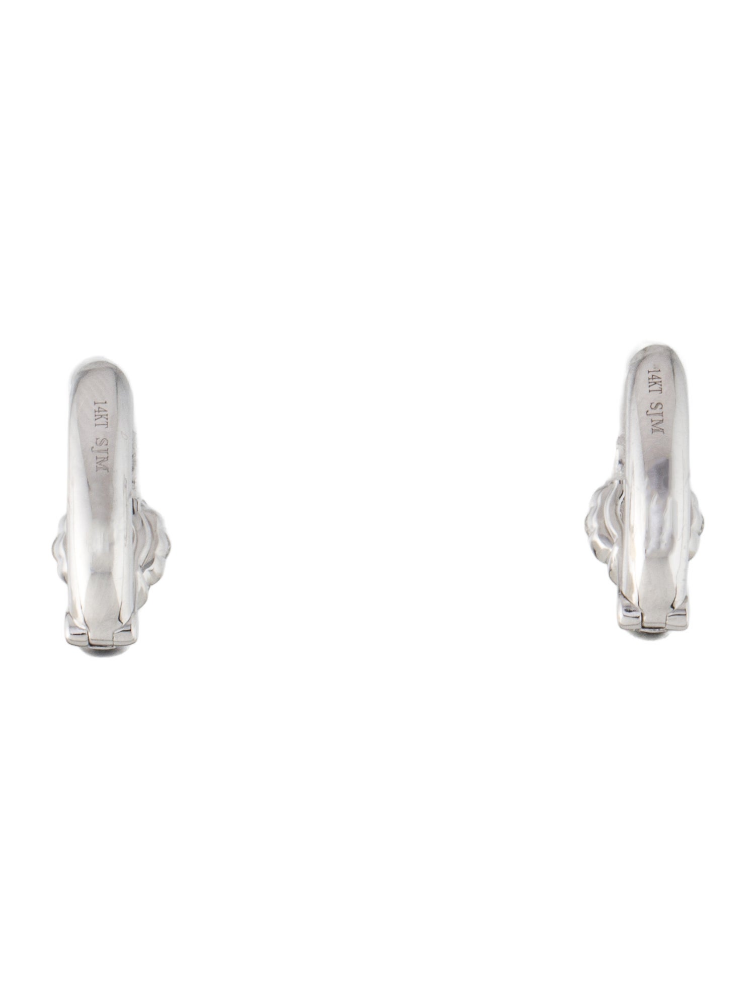 Earrings 14K Diamond Huggie Earrings