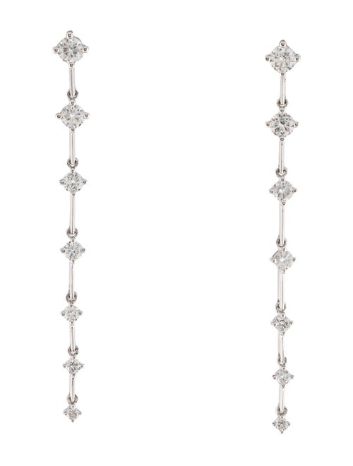 Earrings 14K Diamond Drop Earrings