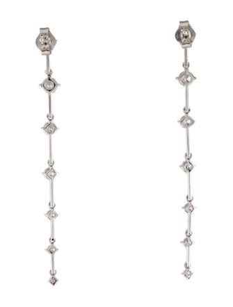 Earrings 14K Diamond Drop Earrings