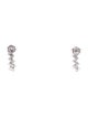 Earrings 14K Diamond Half Hoop Earrings