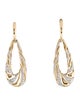 Earrings 14K Diamond Drop Earrings