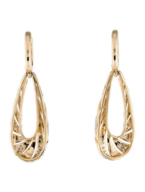 Earrings 14K Diamond Drop Earrings