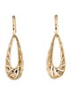 Earrings 14K Diamond Drop Earrings