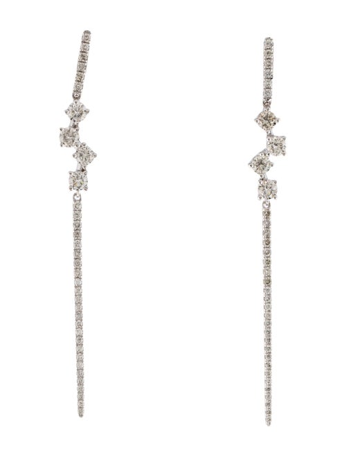Earrings 14K 1.05ctw Diamond Drop Earrings