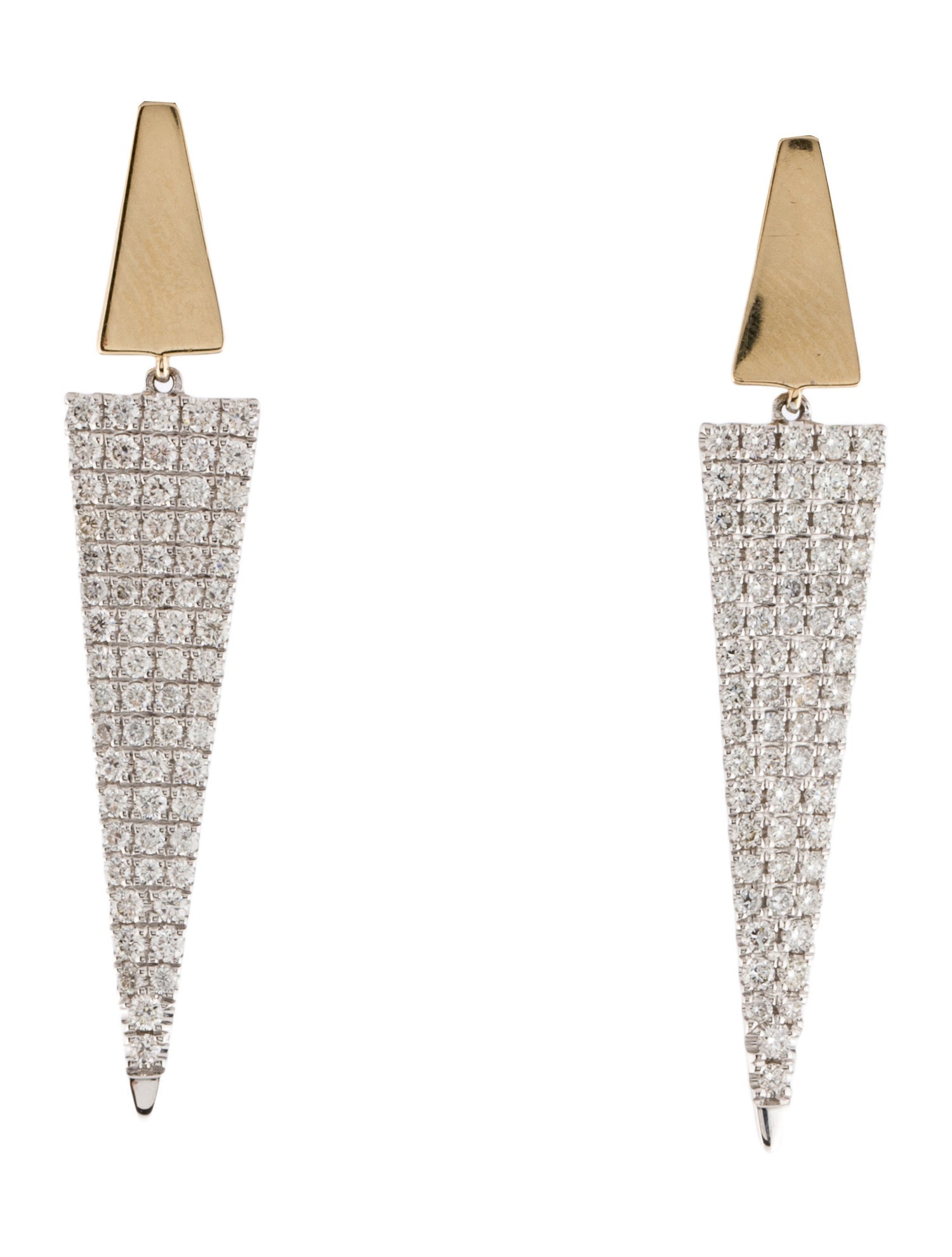 Earrings 14K Diamond Drop