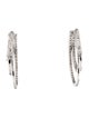 Earrings 14K 1.50ctw Diamond Hoop Earrings