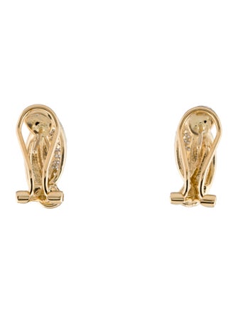 Earrings 14K Diamond Earclip Earrings