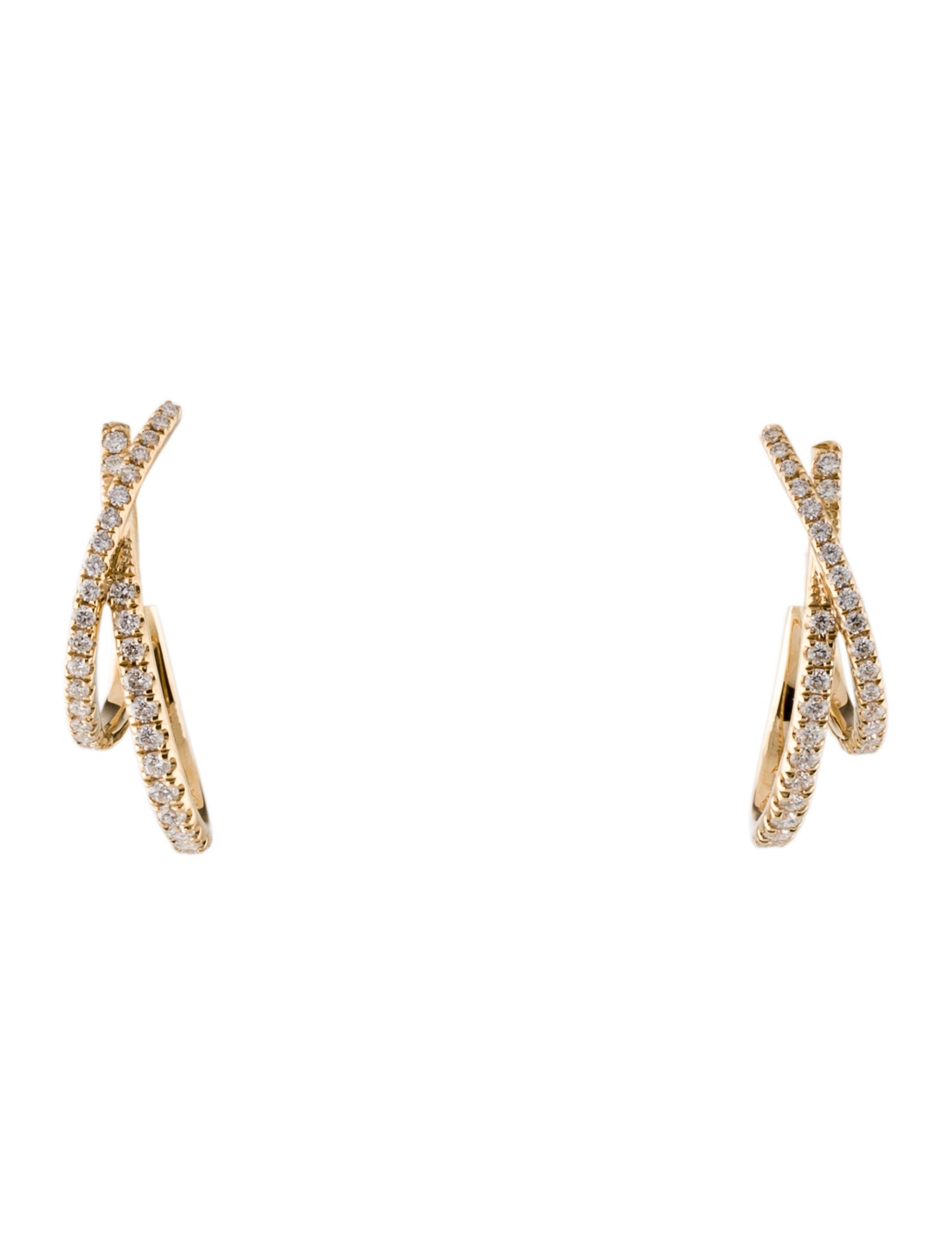Earrings 14K Diamond Drop Earrings