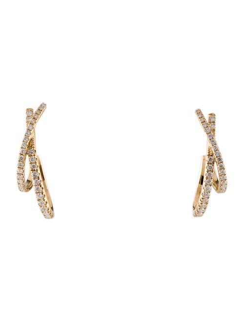 Earrings 14K Diamond Drop Earrings