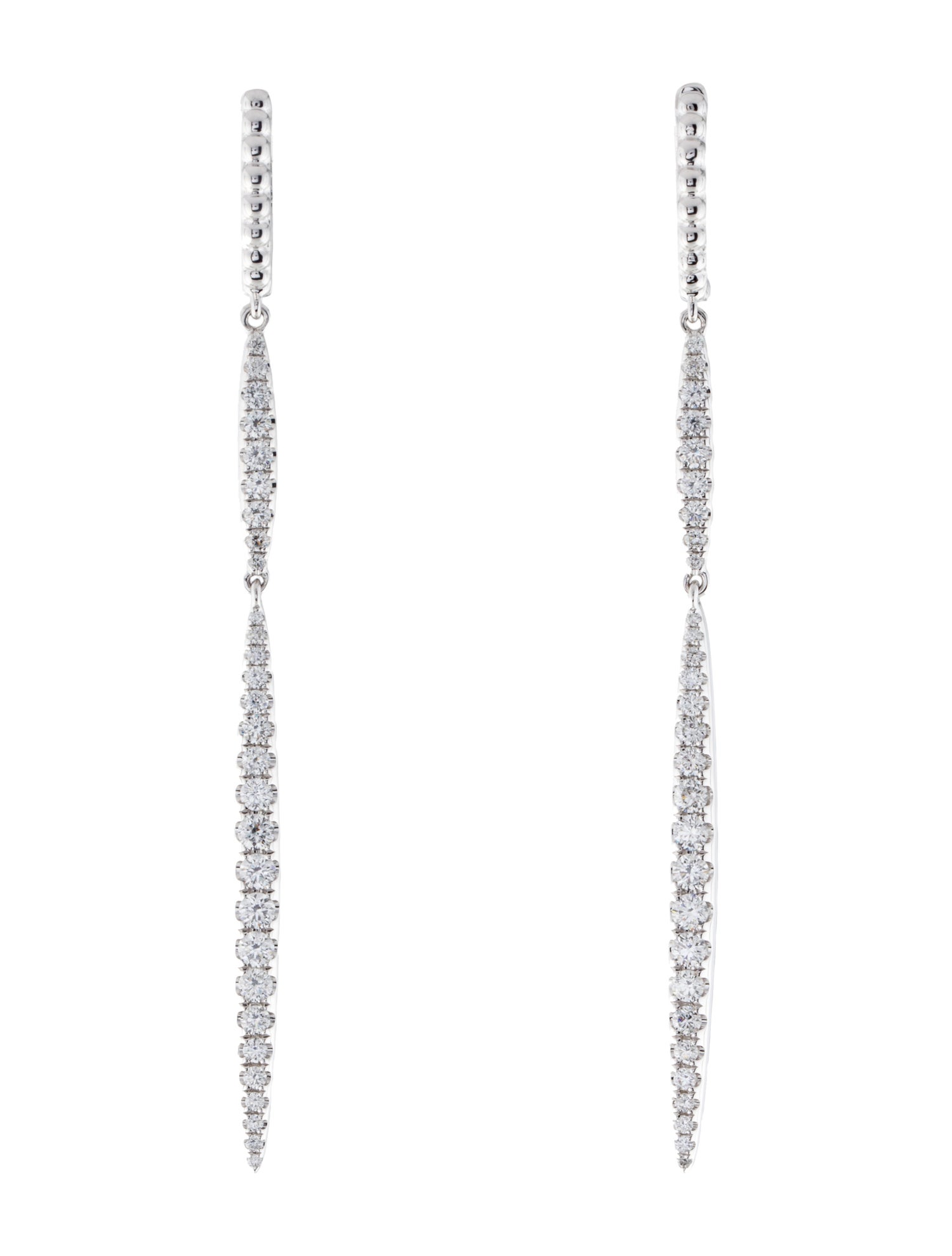 Earrings 14K 1.10ctw Diamond Drop Earrings