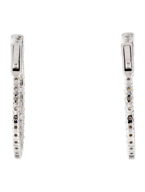 Earrings 14K 2.30ctw Diamond Inside-Out Hoop Earrings
