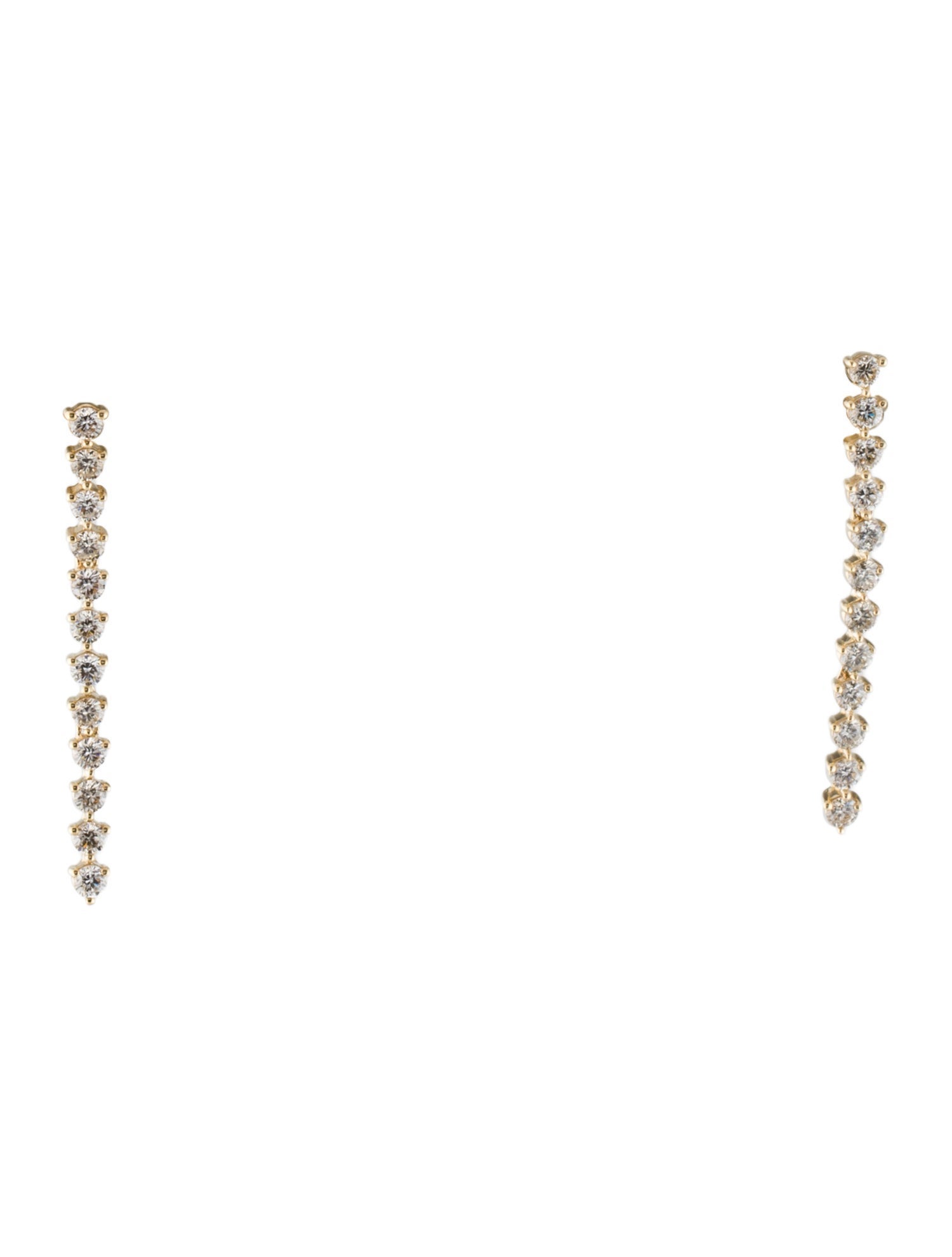Earrings 14K 1.00ctw Diamond Drop