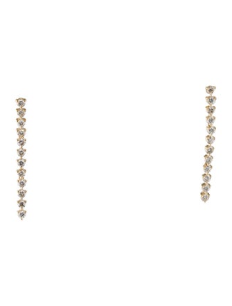 Earrings 14K 1.00ctw Diamond Drop Earrings