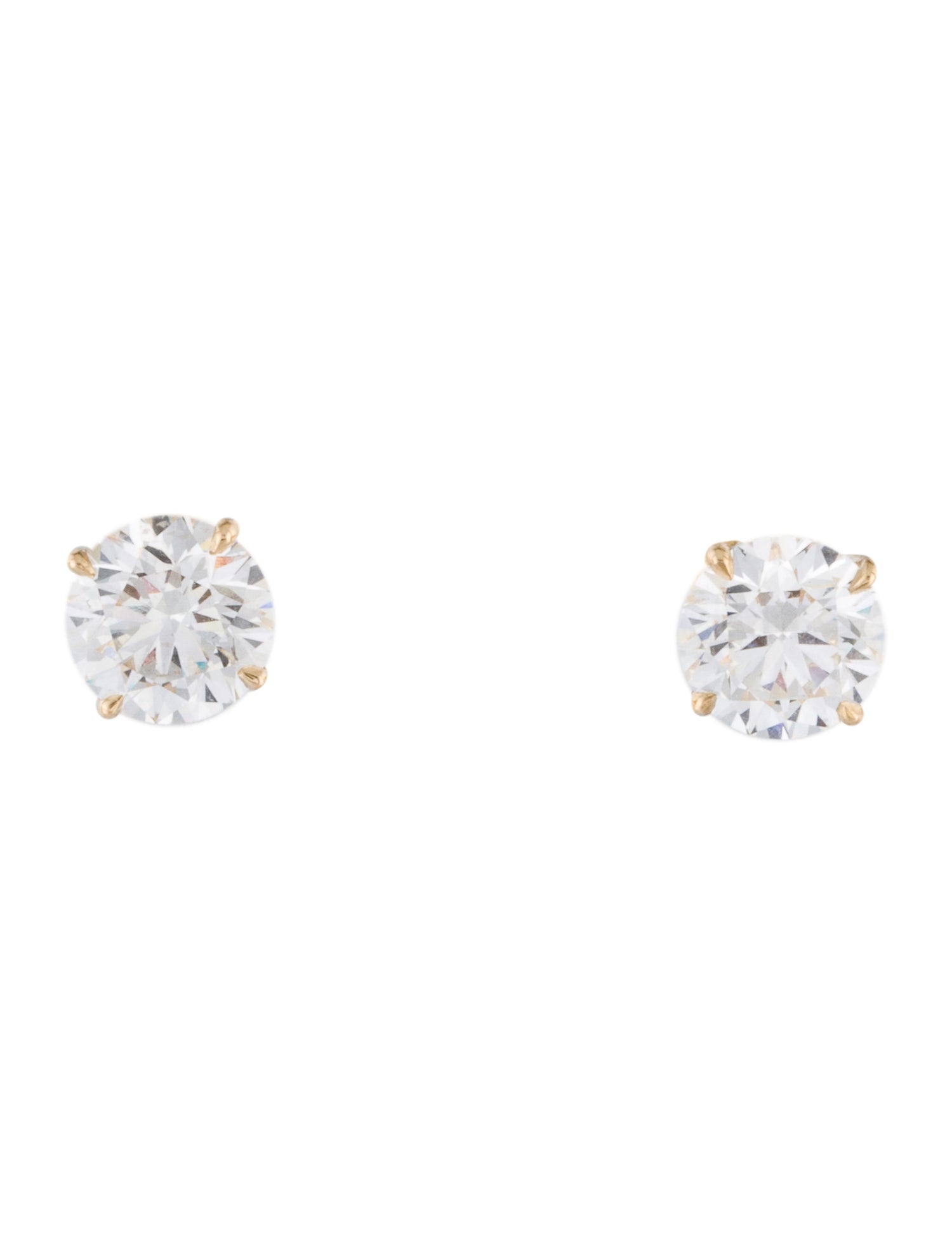 Earrings 14K 2.93ctw Lab-Grown Diamond Stud