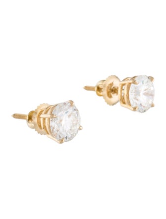 Earrings 14K 2.93ctw Lab-Grown Diamond Stud Earrings