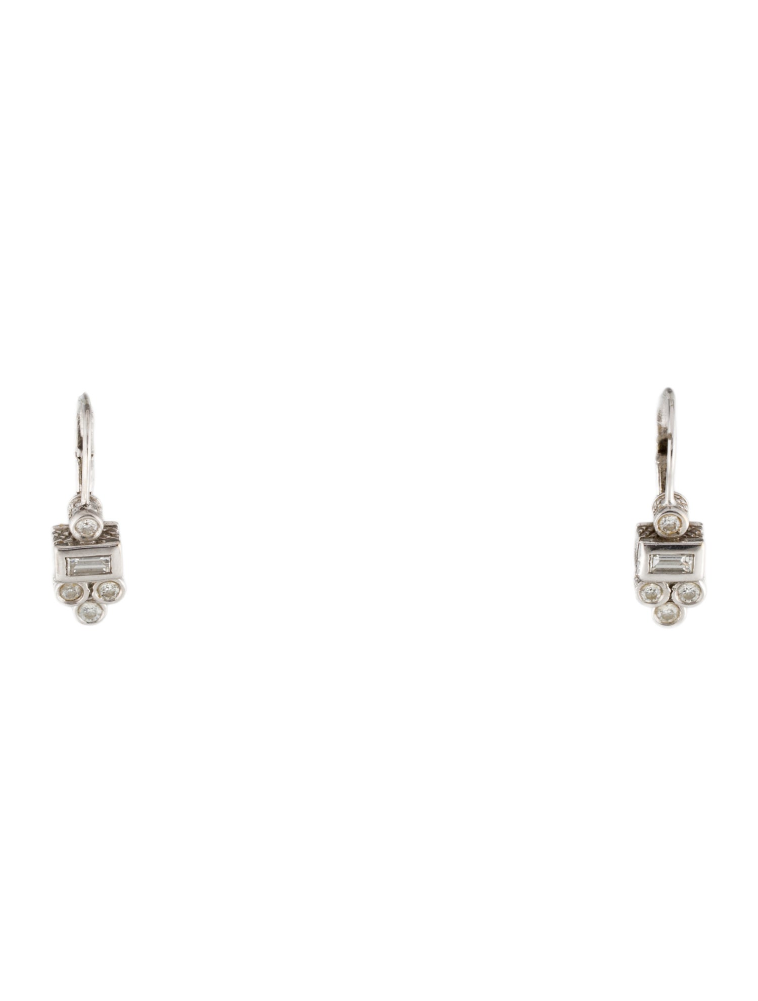 Earrings 18K Diamond Drop
