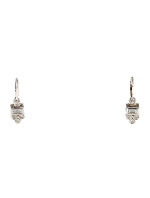 Earrings 18K Diamond Drop Earrings