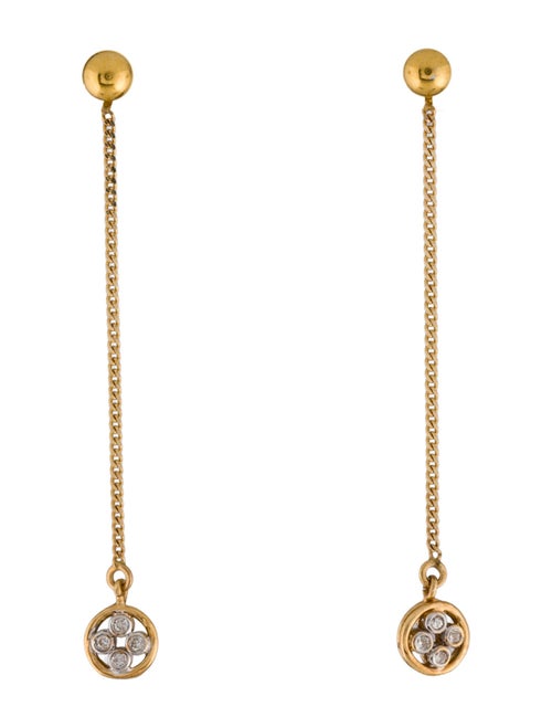 Earrings 14K Diamond Drop Earrings