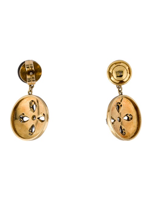 Earrings Two-Tone 1.0ctw Diamond Drop Earrings