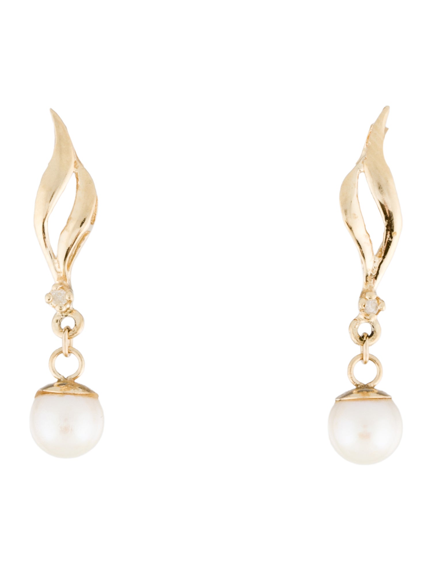 Earrings 14K Pearl Drop