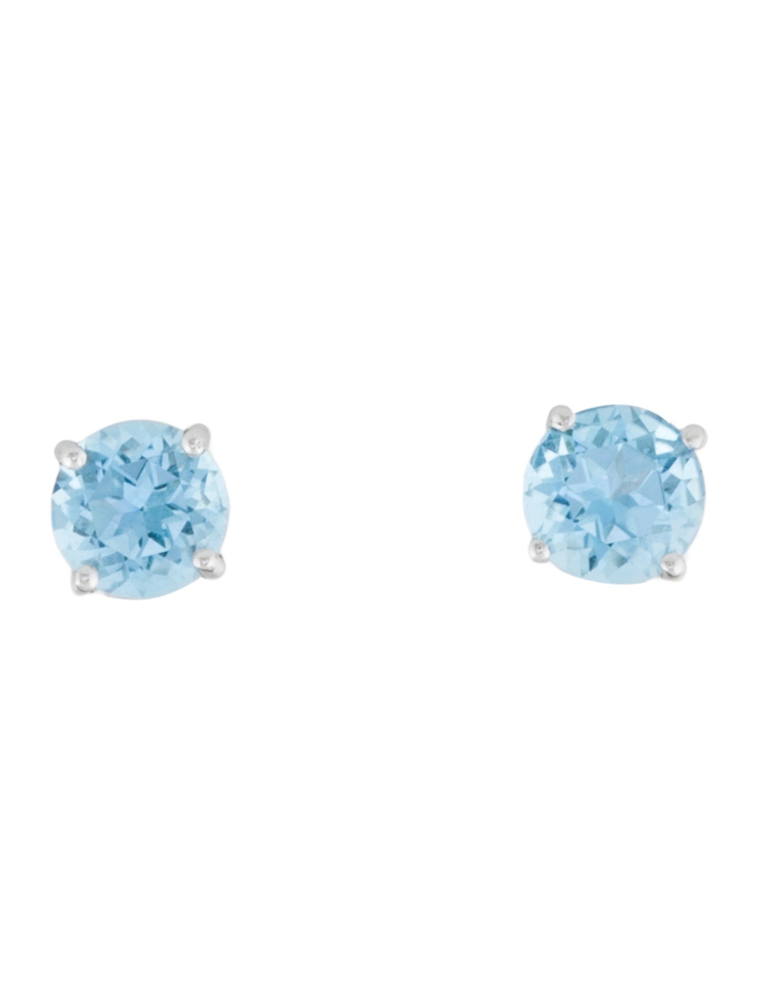 Earrings 14K Topaz Stud