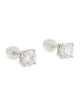 Earrings Platinum Lab-Grown 2.01ctw Round Diamond Stud Earrings