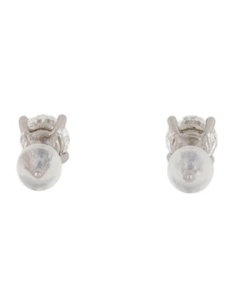 Earrings Platinum Lab-Grown 2.01ctw Round Diamond Stud Earrings