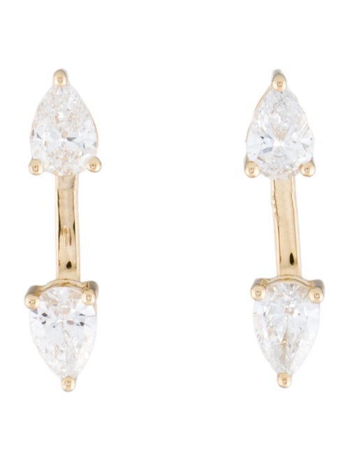 Earrings 14K 1.44ctw Lab-Grown Diamond Drop Earrings
