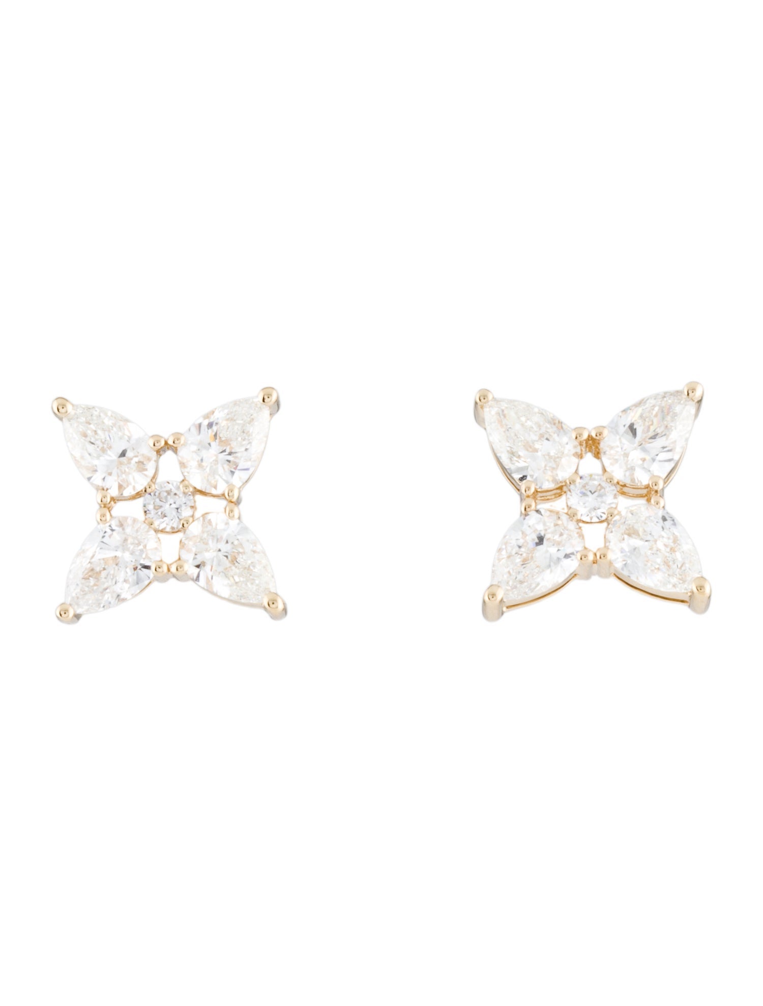 Earrings 14K 3.20ctw Lab-Grown Diamond Stud