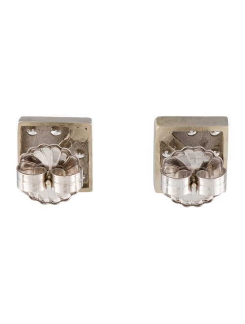 Earrings 14K 2.52ctw Diamond Square Stud Earrings