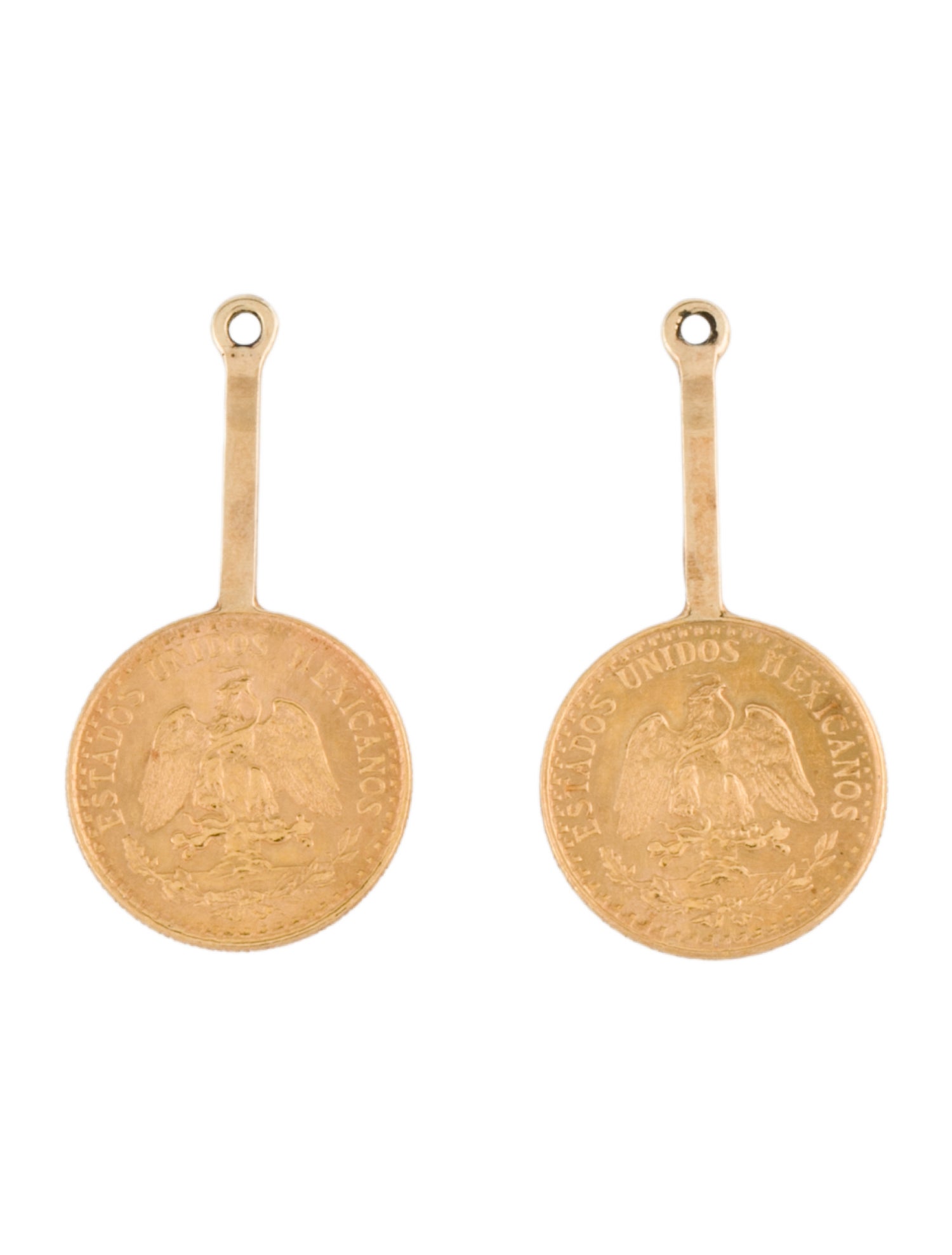 Earrings Dos Pesos Coin Earring Jackets
