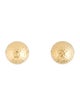 Earrings 14K Hammered Dome Stud Earrings