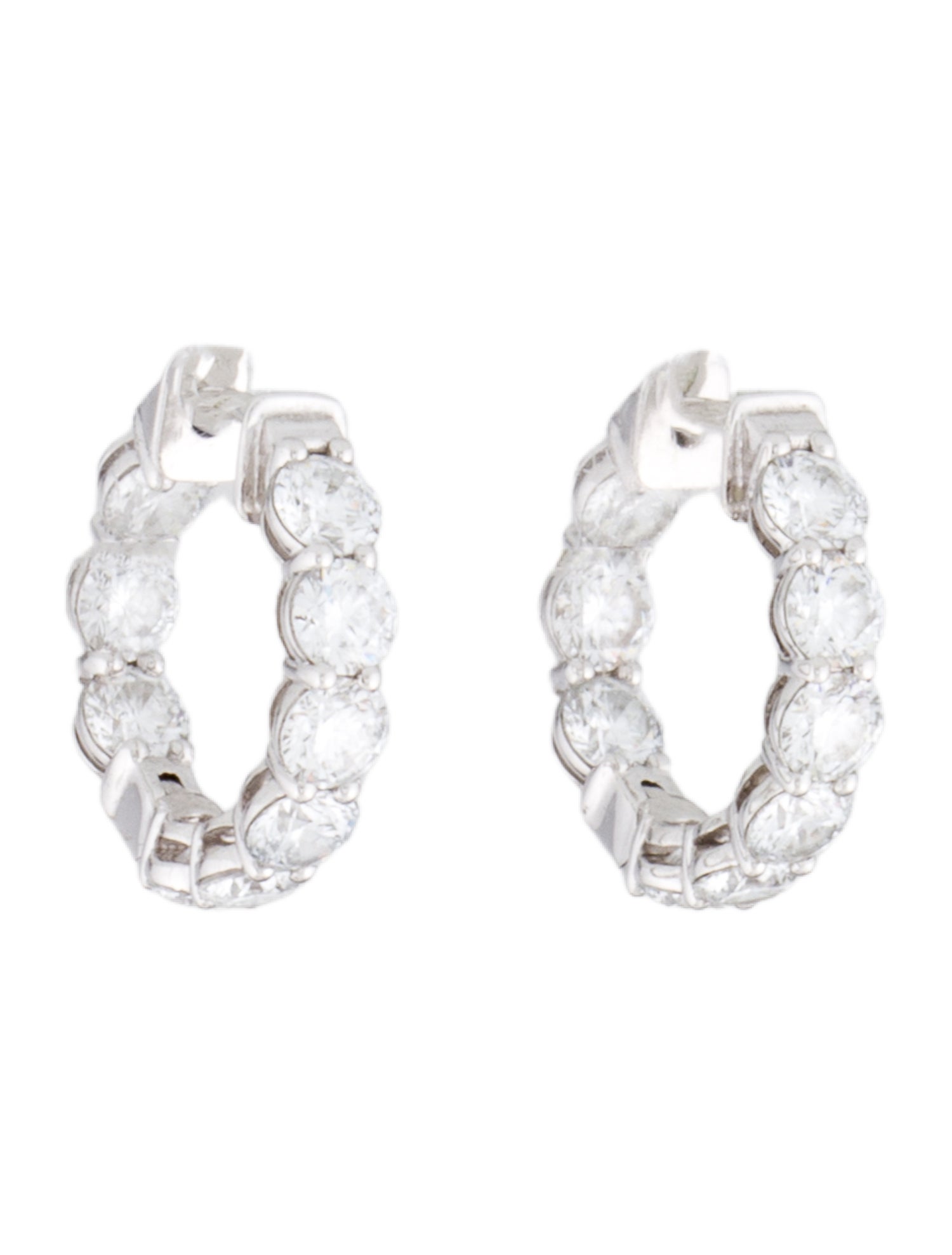Earrings 14K 1.95ctw Lab-Grown Diamond Huggie