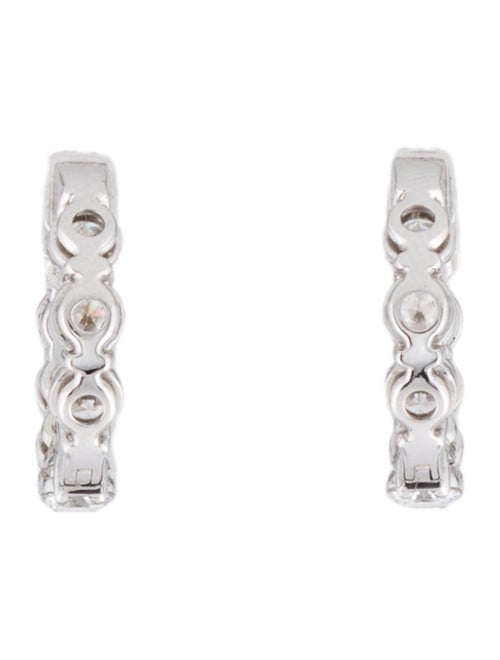Earrings 14K 1.95ctw Lab-Grown Diamond Huggie Earrings