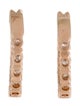 Earrings 14K 2.80ct Diamond Hoop Earrings