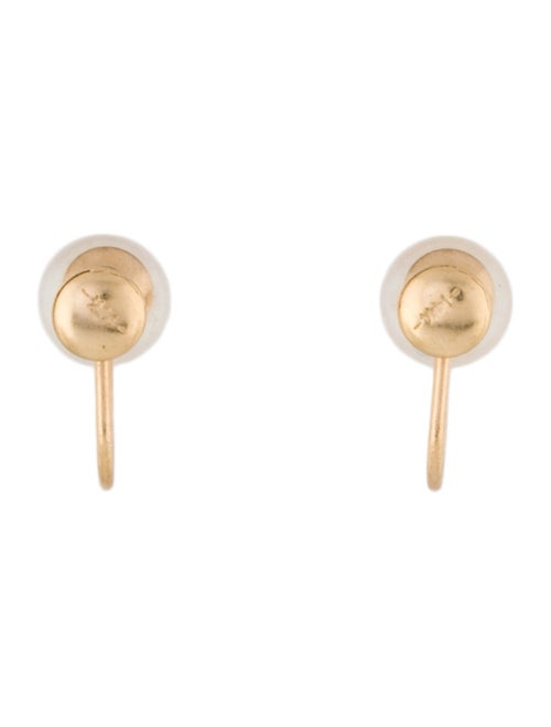 Earrings 14K Pearl Screw Back Earrings