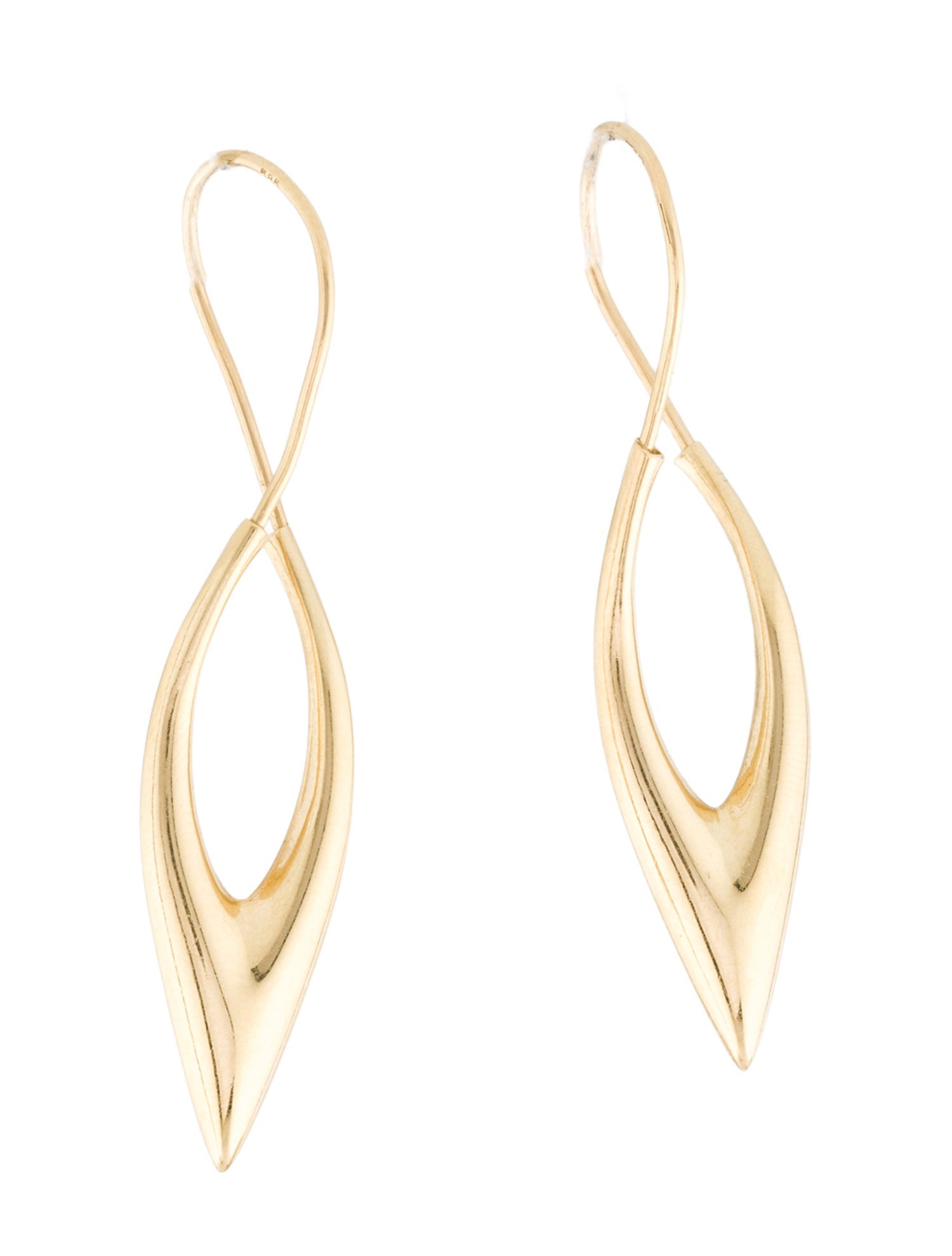 Earrings 14K Twisted Hoop