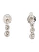 Earrings 18K Diamond Drop Stud Earrings