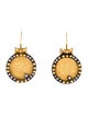 Earrings Atelier Minyon Diamond & Coin Drop Earrings