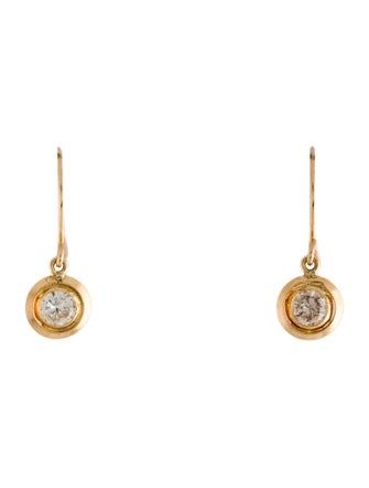 Earrings 18K Diamond Drop Earrings