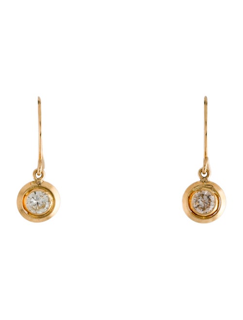 Earrings 18K Diamond Drop Earrings
