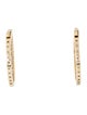 Earrings 14K 2.94ctw Inside-Out Hoop Earrings
