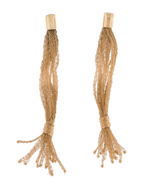 Earrings 14K Mesh Tassel Earrings
