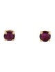 Earrings 14K Ruby Solitaire Studs