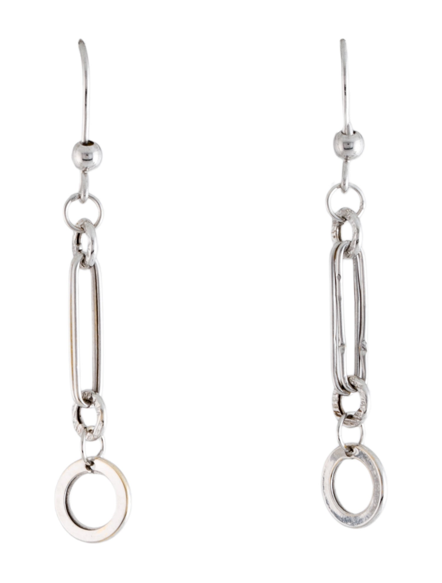 Earrings 18K Geometric Drop