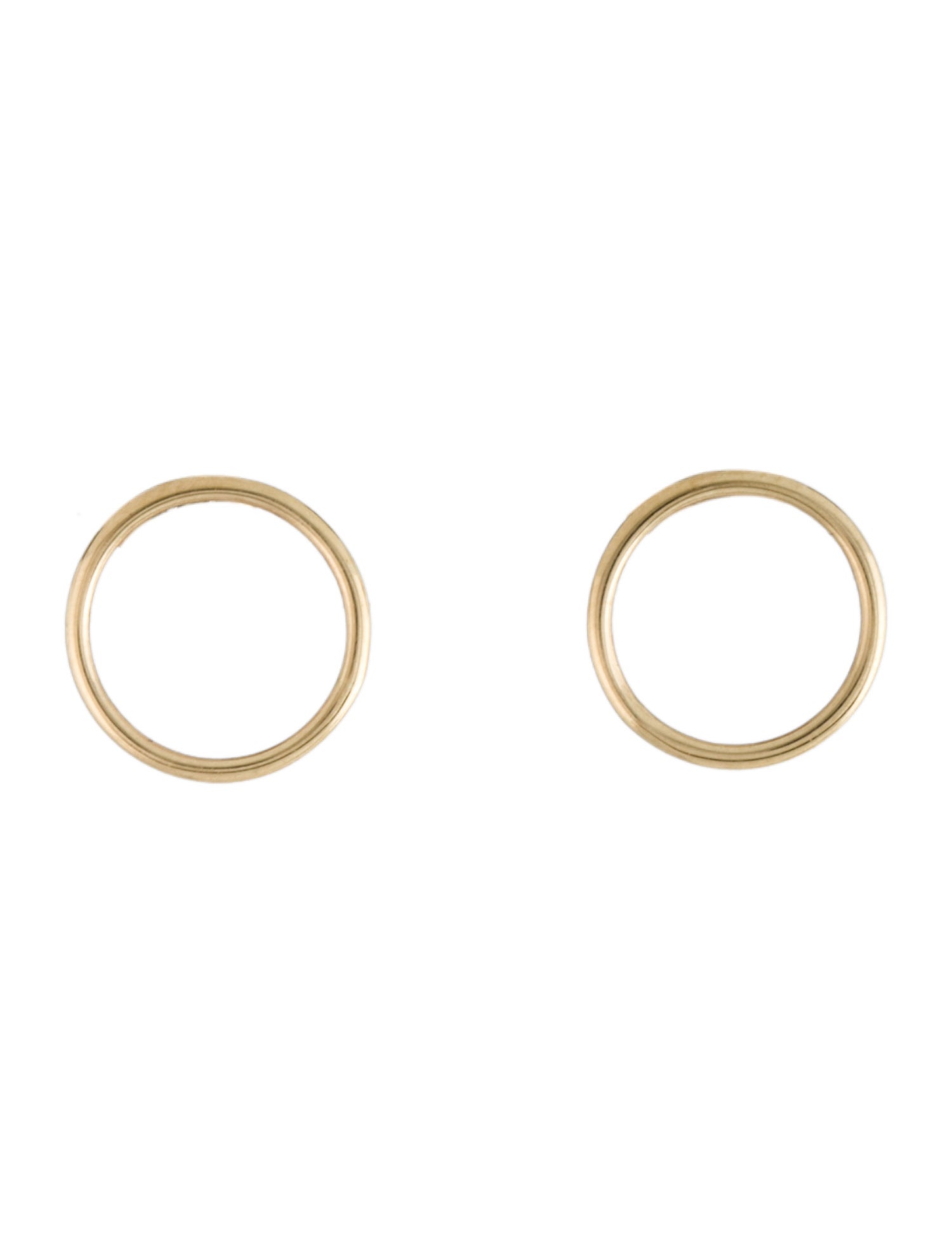 Earrings 14K Circle Stud
