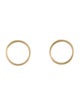 Earrings 14K Circle Stud Earrings