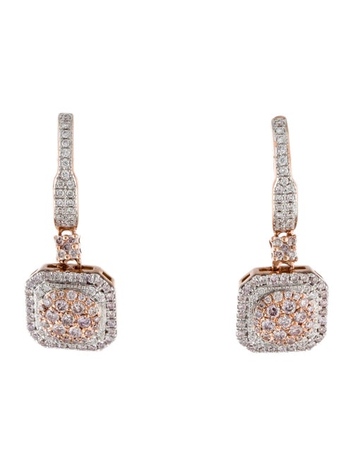 Earrings 14K 1.23ctw Diamond Drop Earrings